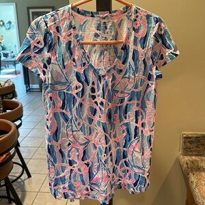 Lily Pulitzer Tee 100% cotton size XS 💖